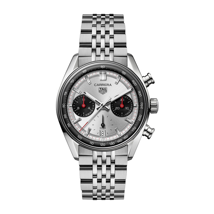 TAG Heuer Carrera Chronograph 39mm herreur sølv CBS2216.BA0048