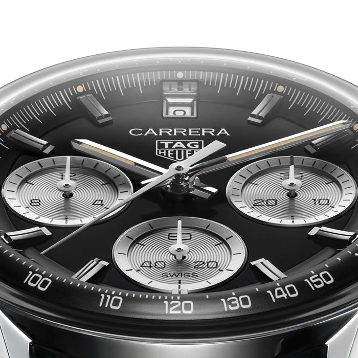 TAG Heuer Carrera Chronograph 39mm herreur sort CBS2210.FC6534 - Billede 4