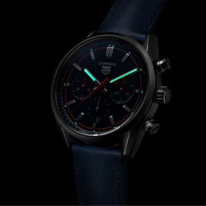 TAG Heuer Carrera Chronograph 42mm Herreur Blå CBN201D.FC6543 - Billede 4
