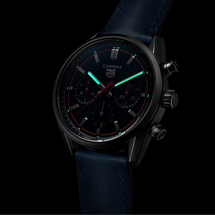 TAG Heuer Carrera Chronograph 42mm Herreur Blå CBN201D.FC6543 - Billede 4