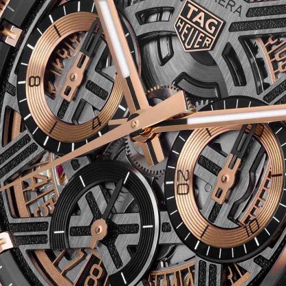 TAG Heuer Carrera Chronograph Extreme Sport 44mm herreur guld CBU2050.FT6273 - Billede 3