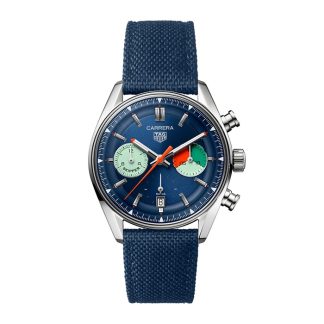 TAG Heuer Carrera Chronograph Skipper 39mm herreur blå CBS2213.FN6002