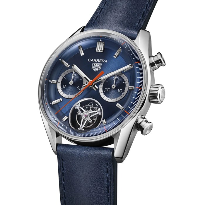 TAG Heuer Carrera Chronograph Tourbillon 42mm herreur CBS5010.FC6543 - Billede 2