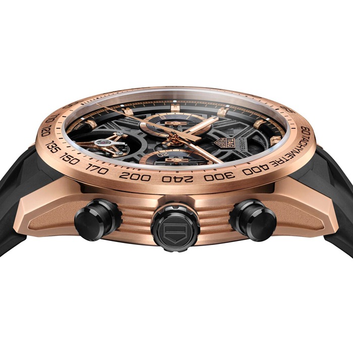 TAG Heuer Carrera Chronograph Tourbillon Extreme Sport 44mm Herreur 18k Guld & Titanium CBU5050.FT6273 - Billede 4