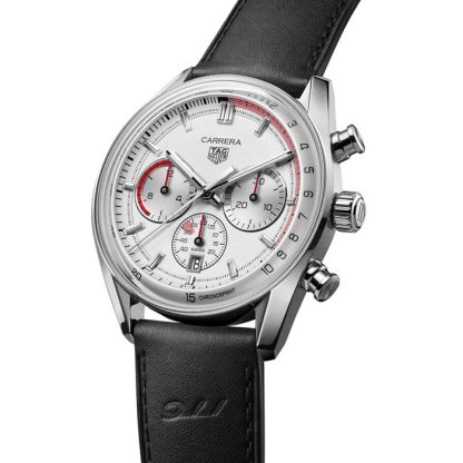 TAG Heuer Carrera Chronosprint X Porsche Special Edition 42 mm herreur sølv CBS2011.FC6529 - Billede 2