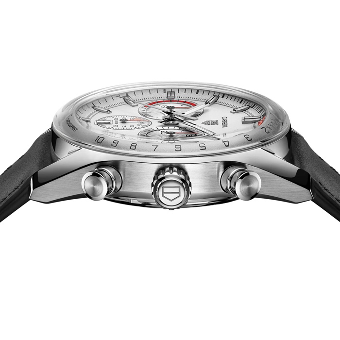 TAG Heuer Carrera Chronosprint X Porsche Special Edition 42 mm herreur sølv CBS2011.FC6529 - Billede 4