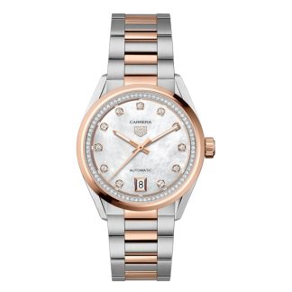 TAG Heuer Carrera Date 36mm Dameur Perlemor Diamant WBN2351.BD0000