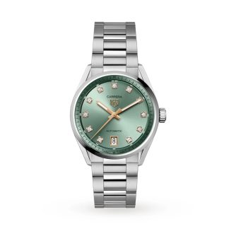TAG Heuer Carrera Date 36mm dameur Green Diamond Dot WBN2317.BA0001