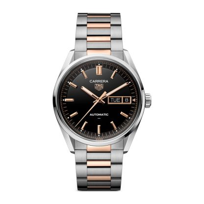 TAG Heuer Carrera Day-Date 41 mm herreur sort rosaguld WDA2111.BD0001