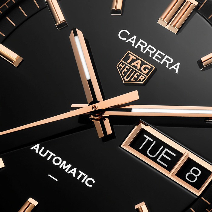 TAG Heuer Carrera Day-Date 41mm herreur sort WDA2111.BA0043 - Billede 3