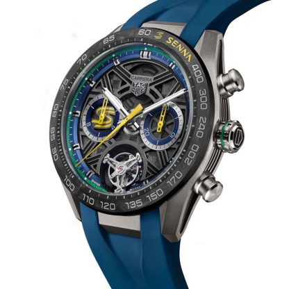 TAG Heuer Carrera Extreme Sport Chronograph Tourbillon X Senna 44mm herreur CBU5081.FT6274 - Billede 2