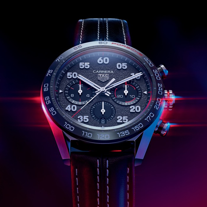 TAG Heuer Carrera Porsche Chronograph Special Edition 44 mm Calibre Heuer 02 Automatic CBN2A1F.FC6492 - Billede 5