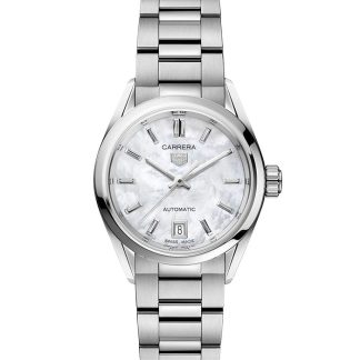 TAG Heuer Carrera trehånds 29 mm automatisk dameur WBN2410.BA0621