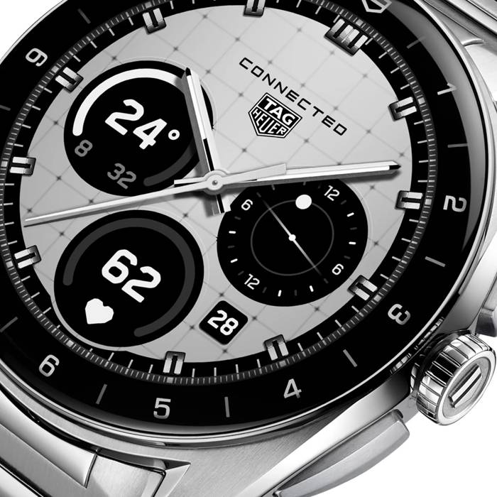 TAG Heuer Connected Calibre E5 40 mm unisex-ur med stålrem SBT8010.BA0002 - Billede 2