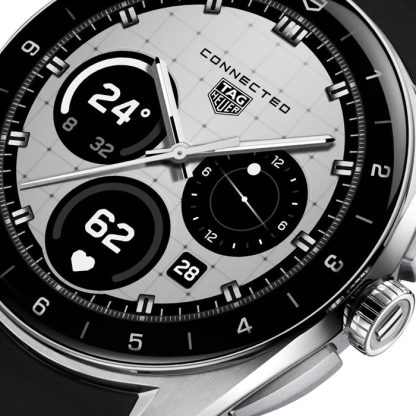 TAG Heuer Connected Calibre E5 40mm Unisex-ur Sort gummirem SBT8010.BT0002 - Billede 2