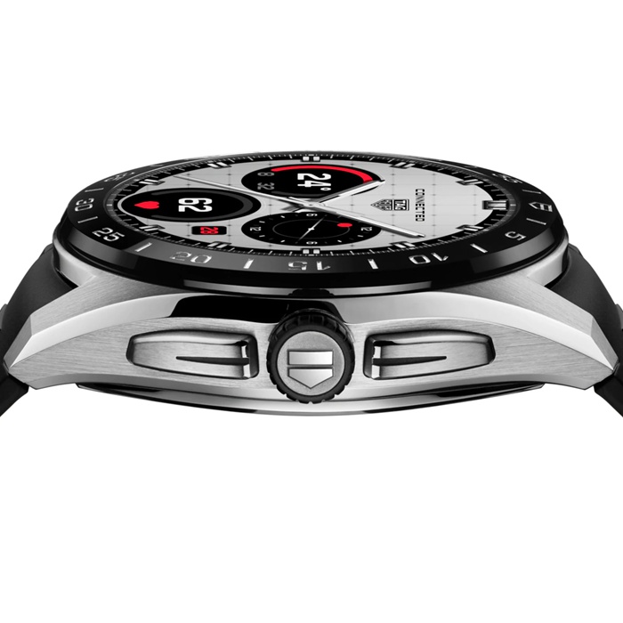 TAG Heuer Connected Calibre E5 45mm herreur sort gummirem SBT8A10.BT6292 - Billede 3