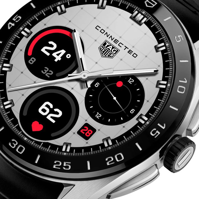 TAG Heuer Connected Calibre E5 45mm herreur sort gummirem SBT8A10.BT6292 - Billede 5