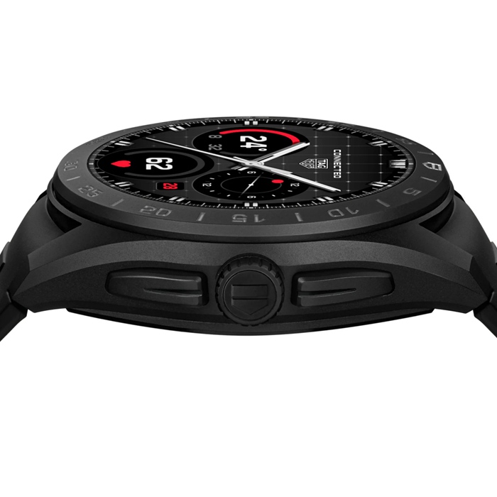 TAG Heuer Connected Calibre E5 45mm herreur titanium sort gummirem SBT8A80.BT6293 - Billede 3