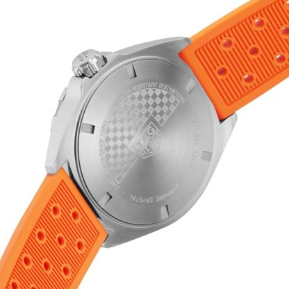 TAG Heuer Formula 1 43mm herreur orange gummirem WAZ1010.FT8028 - Billede 4
