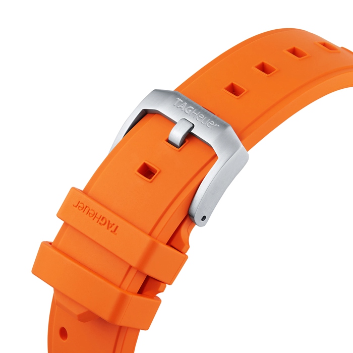 TAG Heuer Formula 1 43mm herreur orange gummirem WAZ1010.FT8028 - Billede 5