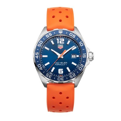 TAG Heuer Formula 1 43mm herreur orange gummirem WAZ1010.FT8028