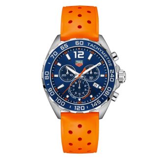 TAG Heuer Formula 1 Chronograph 43mm herreur orange gummirem CAZ1014.FT8028