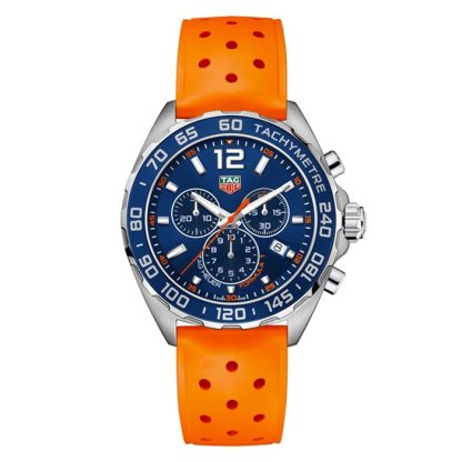 TAG Heuer Formula 1 Chronograph 43mm herreur orange gummirem CAZ1014.FT8028