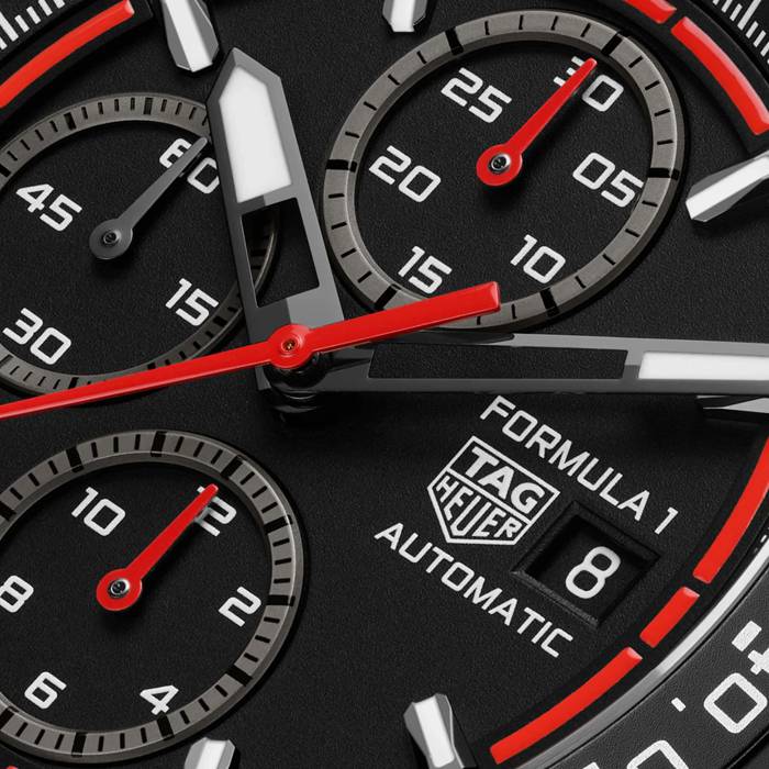TAG Heuer Formula 1 Chronograph Automatic 44mm herreur rød CBZ2085.FT8093 - Billede 4