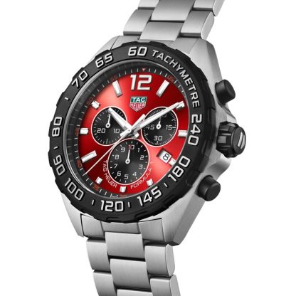 TAG Heuer Formula 1 Quartz Chronograph 200M 43mm Mens Watch Red CAZ101AN.BA0842 - Billede 2