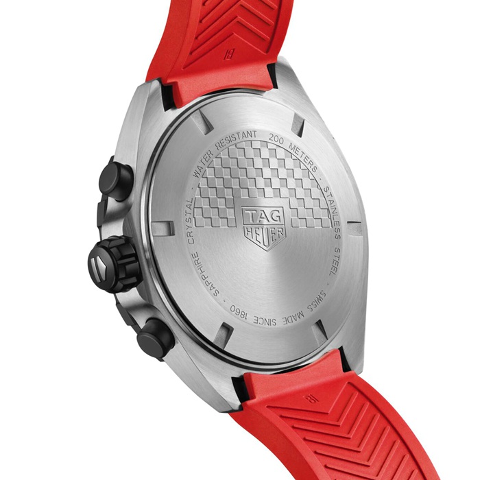 TAG Heuer Formula 1 Quartz Chronograph 200M 43mm Mens Watch Red Rubber CAZ101AN.FT8055 - Billede 5