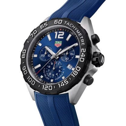 TAG Heuer Formula 1 Quartz Chronograph 200M 43mm herreur blå gummi CAZ101AV.FT8077 - Billede 2