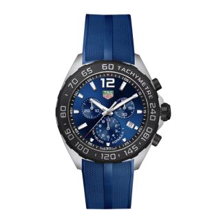 TAG Heuer Formula 1 Quartz Chronograph 200M 43mm herreur blå gummi CAZ101AV.FT8077