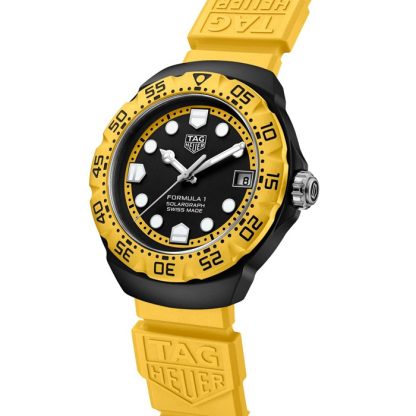 TAG Heuer Formula 1 Solargraph Limited Edition 38mm herreur gul WBY1117.FT8087 - Billede 2