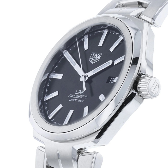 TAG Heuer Link Calibre 5 41mm Automatic Date Herreur WBC2110.BA0603 - Billede 2