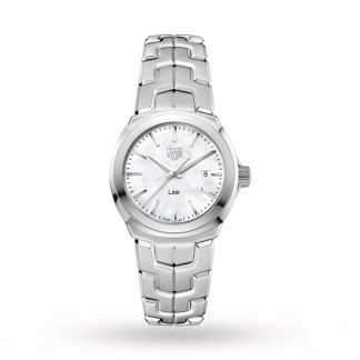 TAG Heuer Link Quartz Date Mother Of Pearl 32mm dameur WBC1310.BA0600