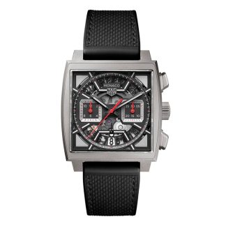TAG Heuer Monaco Chronograph 39mm Herreur Titanium Sort CBL2183.FT6236