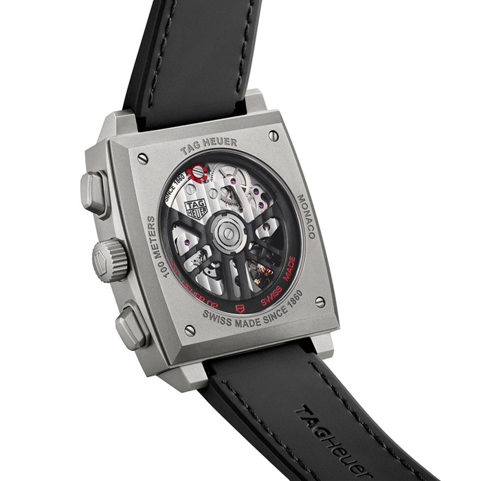 TAG Heuer Monaco Chronograph 39mm Herreur Titanium Sort CBL2183.FT6236 - Billede 5