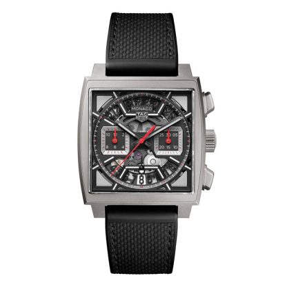 TAG Heuer Monaco Chronograph 39mm Herreur Titanium Sort CBL2183.FT6236