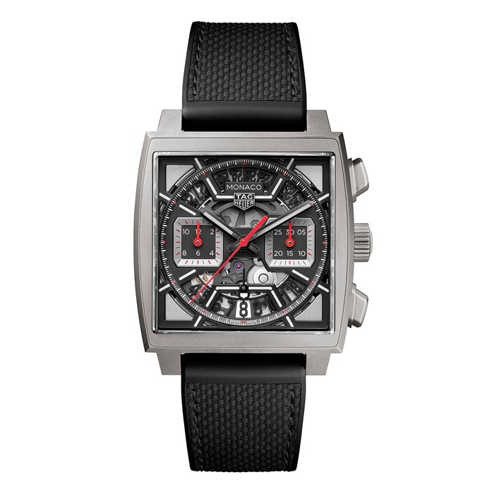 TAG Heuer Monaco Chronograph 39mm Herreur Titanium Sort CBL2183.FT6236