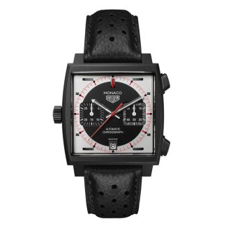 TAG Heuer Monaco Chronograph Stopwatch 39mm Limited Edition Mens Watch Black CAW218F.FC6356