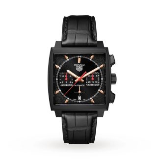 TAG Heuer Monaco Dark Lord 39 mm herreur CBL2180.FC6497