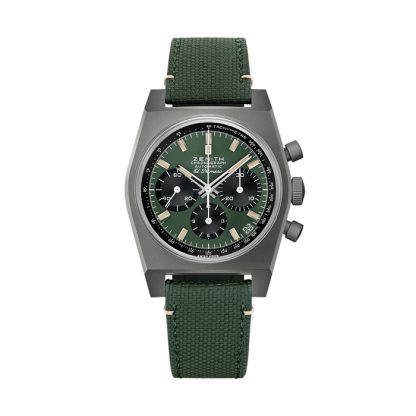 Zenith Chronomaster Automatic 37mm Mens Boutique Edition Watch Green 97.T384.400/57.C856