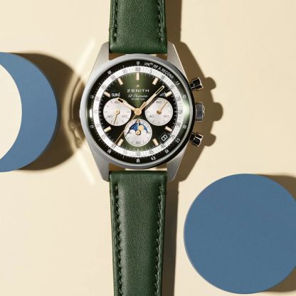 Zenith Chronomaster Original 38mm Boutique Edition Herreur Grøn 03.3400.3610/40.C912 - Billede 2