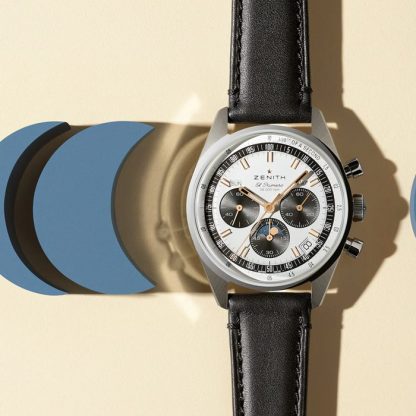 Zenith Chronomaster Original 38mm Herreur Sølv 03.3400.3610/38.C911 - Billede 2