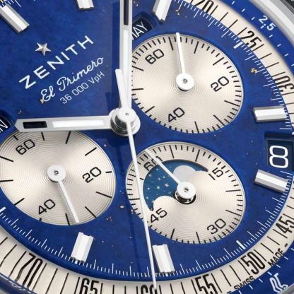 Zenith Chronomaster Original Lapis Lazuli 38mm herreur 03.3400.3610/51.C910 - Billede 4