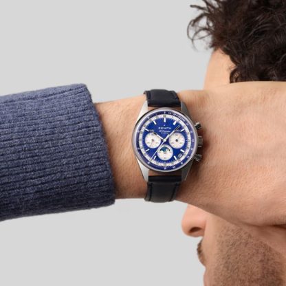 Zenith Chronomaster Original Lapis Lazuli 38mm herreur 03.3400.3610/51.C910 - Billede 5