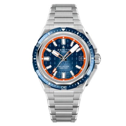 Zenith Defy Extreme Diver 42,5 mm herreur blå udskiftelig rem 95.9601.3620/51.I301