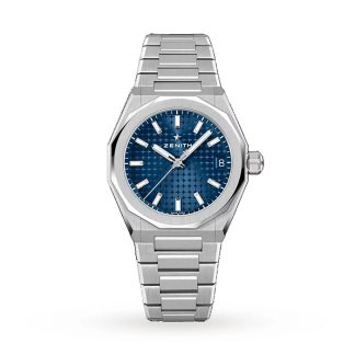 Zenith Defy Skyline 36mm stål automatisk ur Blå 03.9400.670/51.I001