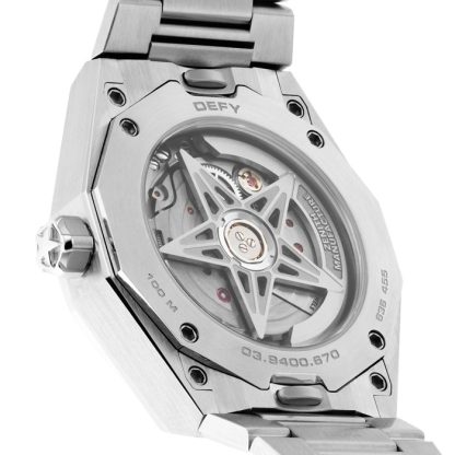 Zenith Defy Skyline 36mm stål og diamanter Automatisk ur Blå 16.9400.670/51.I001 - Billede 3