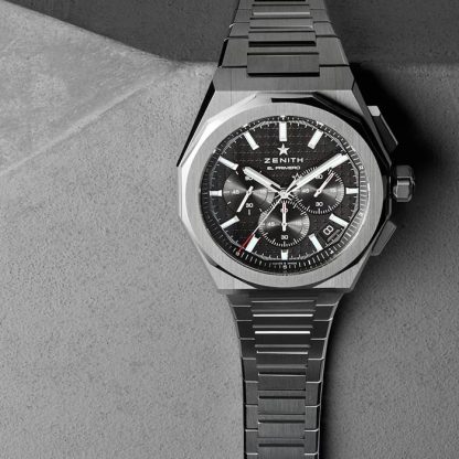 Zenith Defy Skyline Chronograph 42mm herreur sort udskiftelig rem 03.9500.3600/21.I001 - Billede 2